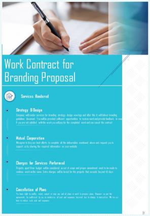 A4 branding proposal template