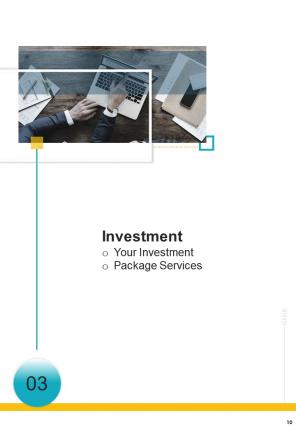 A4 business presentation styling proposal template