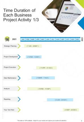 A4 business proposal template