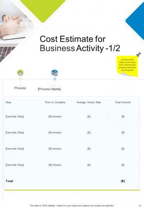 A4 business proposal template