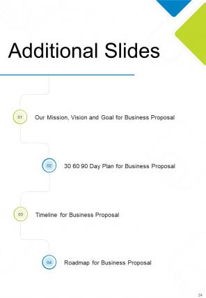 A4 business proposal template