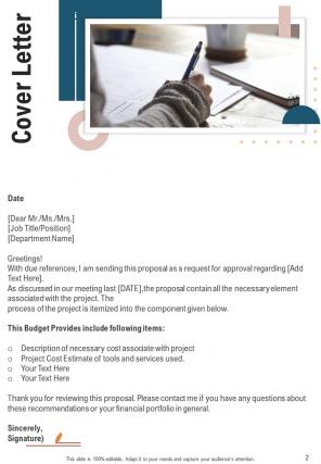 A4 commercial proposal template