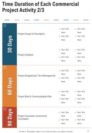 A4 commercial proposal template