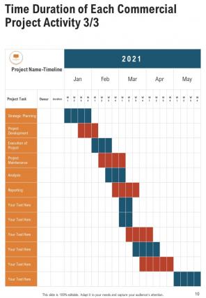 A4 commercial proposal template