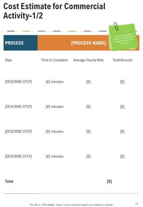 A4 commercial proposal template