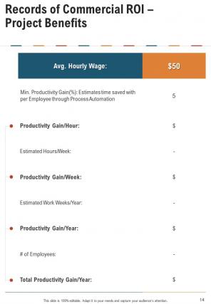 A4 commercial proposal template