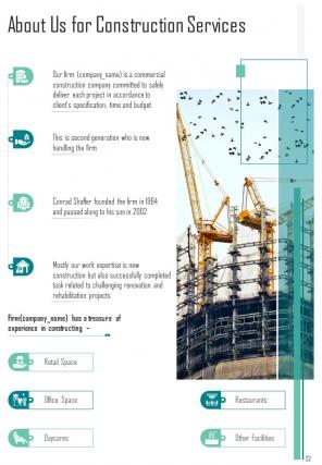 A4 construction proposal template