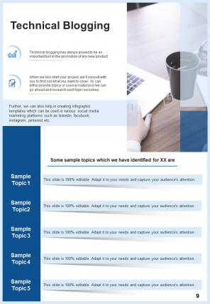 A4 consulting proposal template