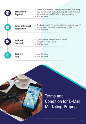 A4 e mail marketing proposal template