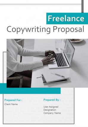 A4 freelance copywriting proposal template