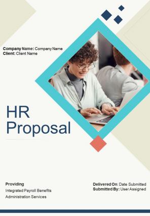 A4 hr proposal template