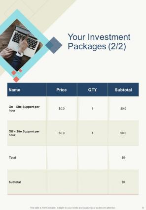 A4 hr proposal template