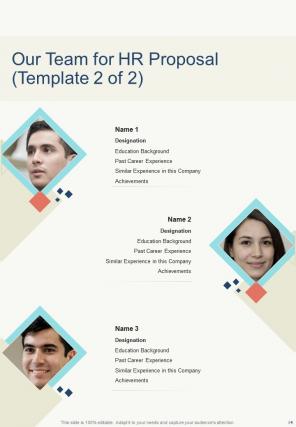 A4 hr proposal template