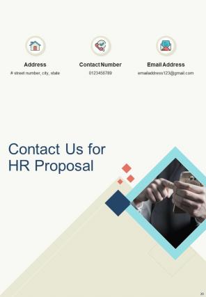 A4 hr proposal template