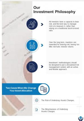 A4 investment advice proposal template