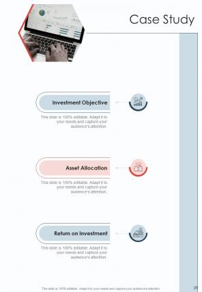 A4 investment advisory proposal template