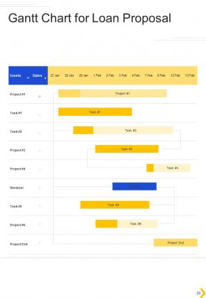 A4 loan proposal template