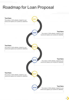 A4 loan proposal template