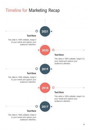 A4 marketing recap proposal template