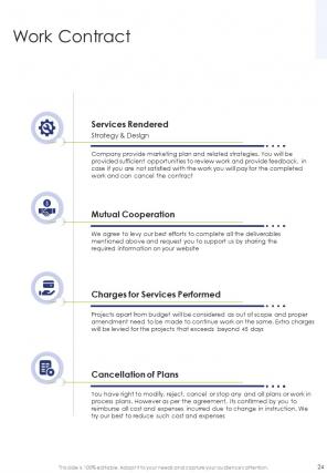 A4 marketing strategy proposal template