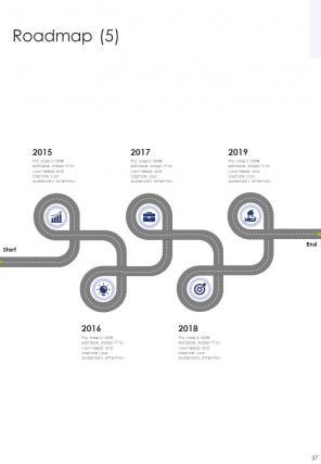 A4 marketing strategy proposal template