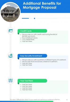 A4 mortgage proposal template