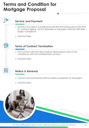 A4 mortgage proposal template