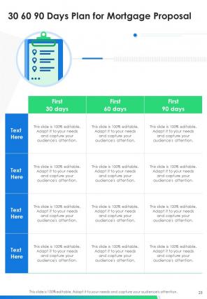 A4 mortgage proposal template