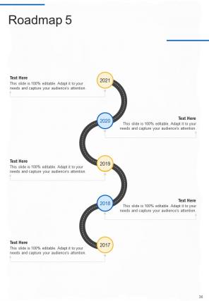 A4 online and offline marketing proposal template