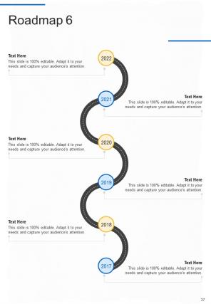 A4 online and offline marketing proposal template