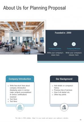 A4 planning proposal template