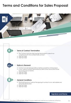 A4 sales proposal template