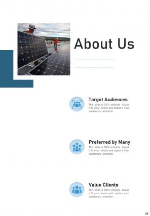 A4 solar power project proposal template