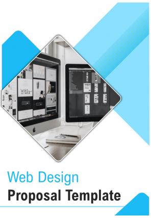 A4 web design proposal template