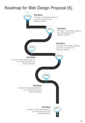 A4 web design proposal template