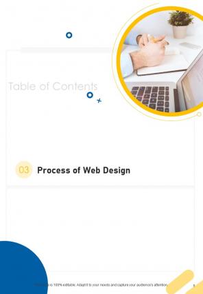 A4 website design proposal template