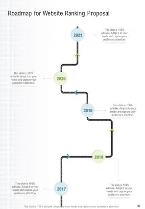 A4 website ranking proposal template