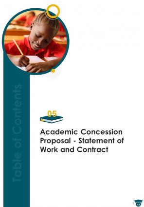 Academic concession proposal sample document report doc pdf ppt