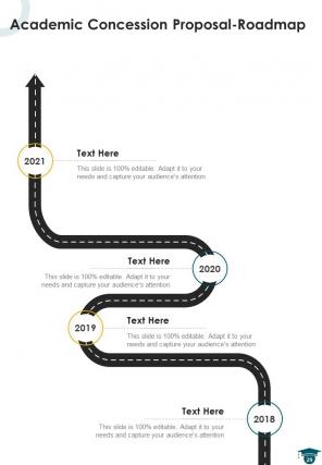 Academic concession proposal sample document report doc pdf ppt