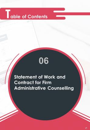 Administrative Counselling Proposal Example Document Report Doc Pdf Ppt