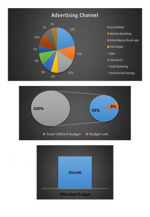 Advertising Budget Excel Spreadsheet Worksheet Xlcsv XL Bundle Template Customizable