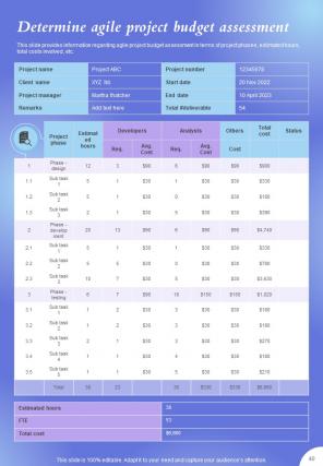 Agile Policy Playbook Report Sample Example Document Colorful Attractive