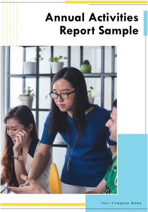 Annual activities report sample pdf doc ppt document report template