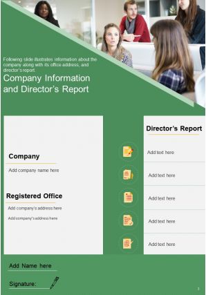 Annual performance report template investment funds pdf doc ppt document report template