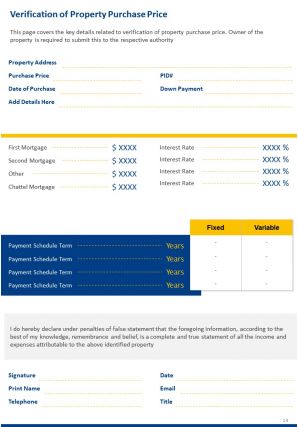 Annual property expense report template pdf doc ppt document report template