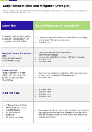 Annual report for construction company 2020 2021 pdf doc ppt document report template