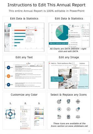 Annual report for educational institution 2020 2021 pdf doc ppt document report template