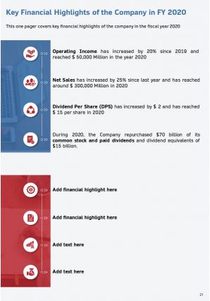 Annual report for risk management in manufacturing company 2020 2021 pdf doc ppt document report template