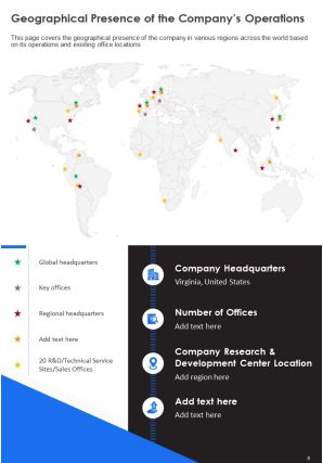 Annual report for utility company pdf doc ppt document report template