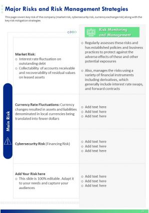 Annual report with photos and marketing details pdf doc ppt document report template